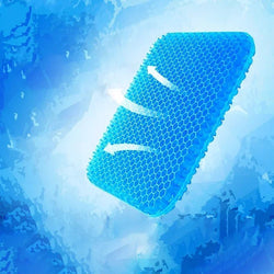 3D Double Layer Breathable Cooling Pad Honeycomb Car Seat Cushion - azeer.store